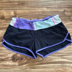 Lululemon speed shorts size 8